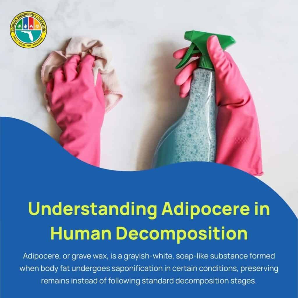 understanding adipocere in human decomposition